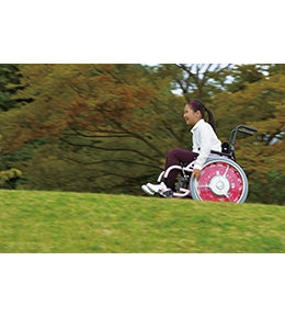 子ども向け車いす用電動アシストユニット「JWX-2 20インチ仕様」