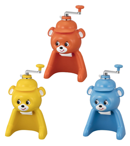 ハンドル回せばおめめきょろきょろ 氷削り器「きょろちゃん」
